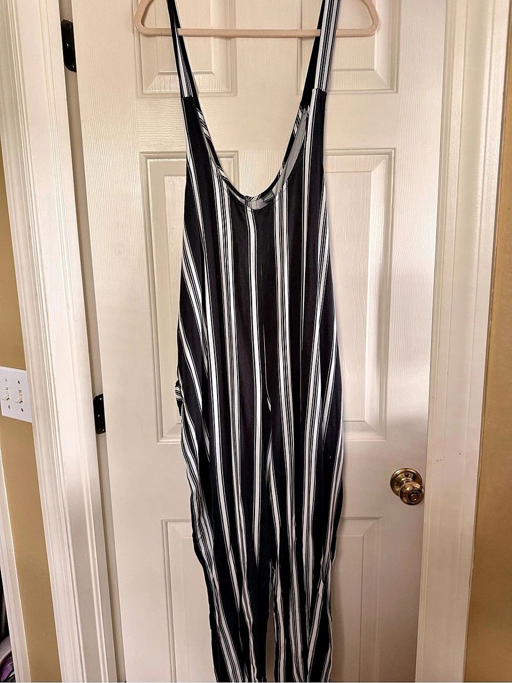 Wild Fable Striped Maxi Dress in Black & White Size XXL Like New